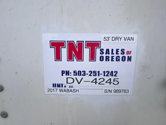 2017 GREAT DANE 53' TANDEM SPRING RIDE DRY VAN 9049404266