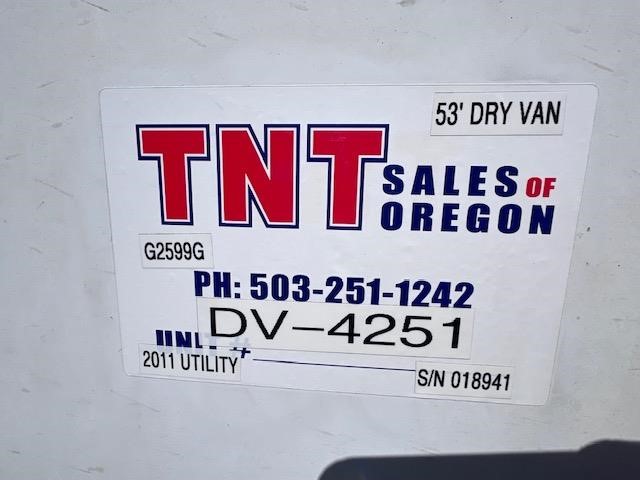 2011 UTILITY 53' QUAD AXLE HIGH CUBE DRY VAN 9050083078